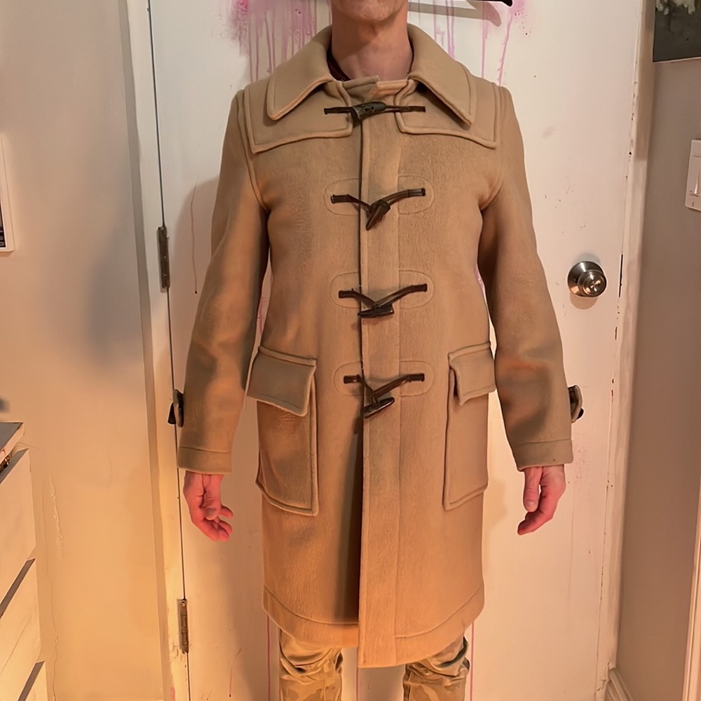 Authentic 1970s gloverall of London original YUKON duffle coat wool